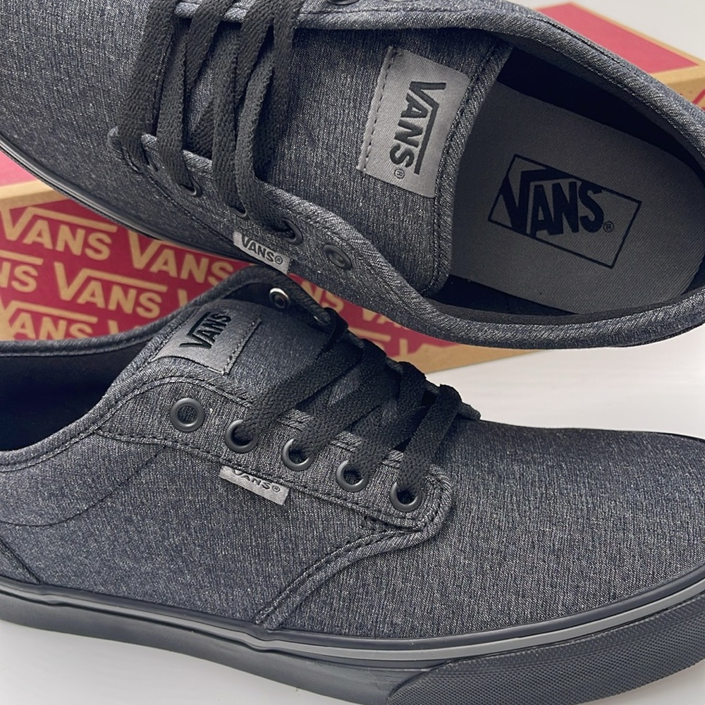 Vans WMNS Low-Top Sneakers Canvas Upper Atwood
(Varsity Textile) Black/Pewter - Picture 15 of 16
